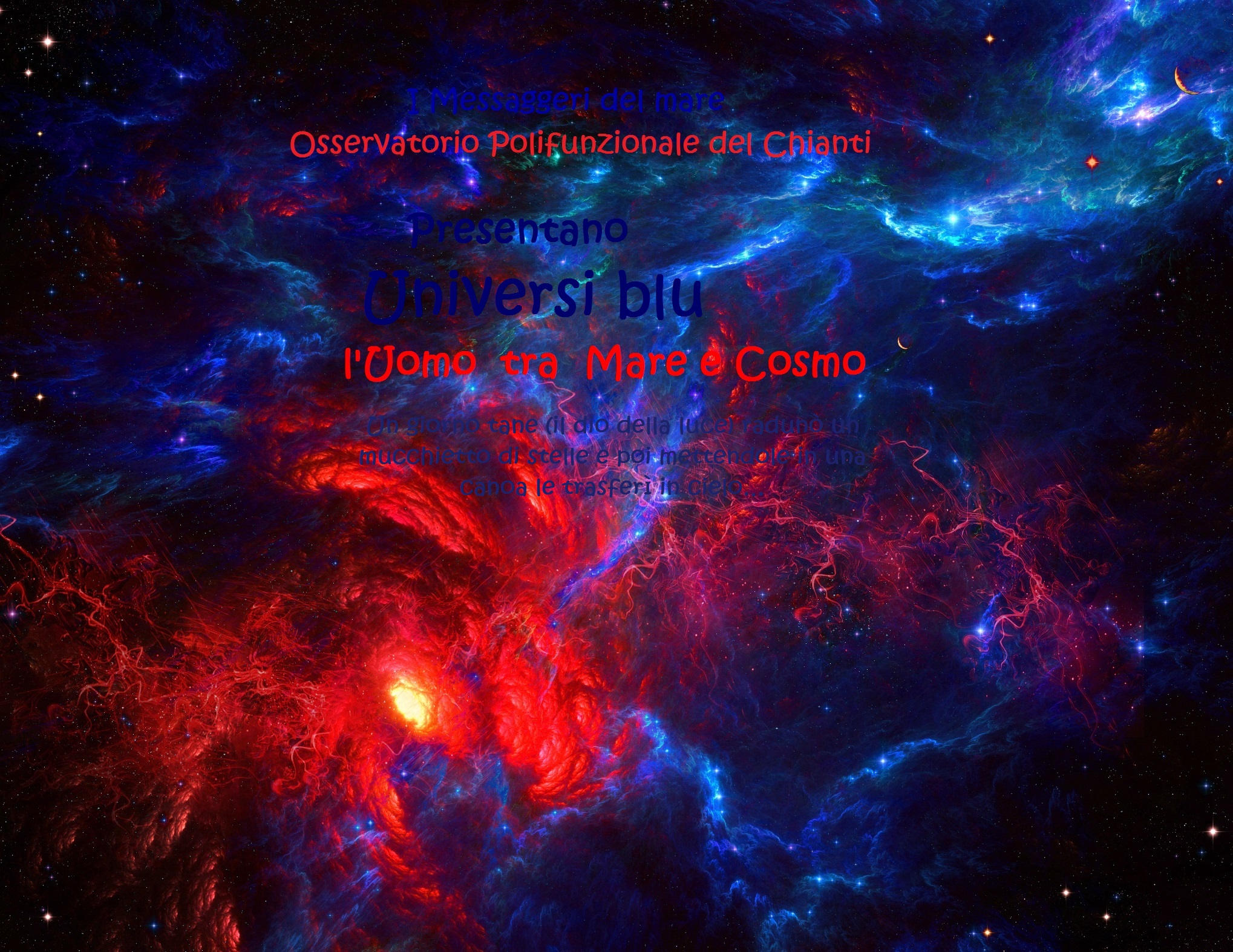 Universi blu  l'Uomo tra mare e cosmo