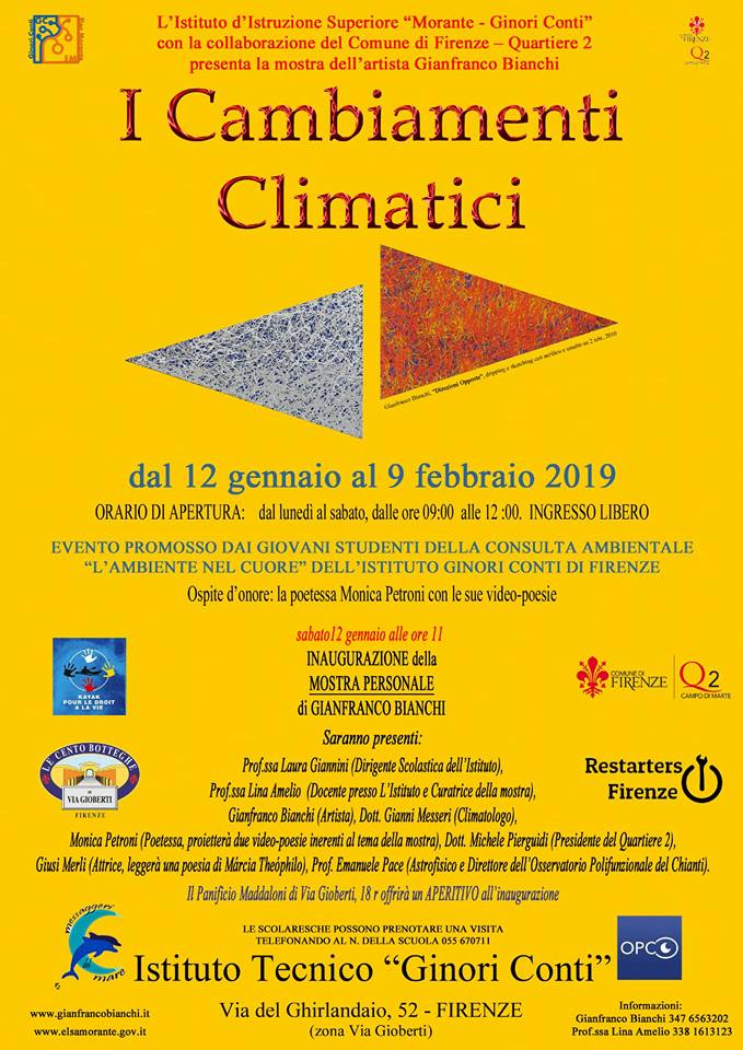 I cambiamenti climatici mostra  -Istituto tecnico Ginori Conti Firenze